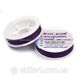 Нитки для бисера Tytan 100 Spark Beads (100м)